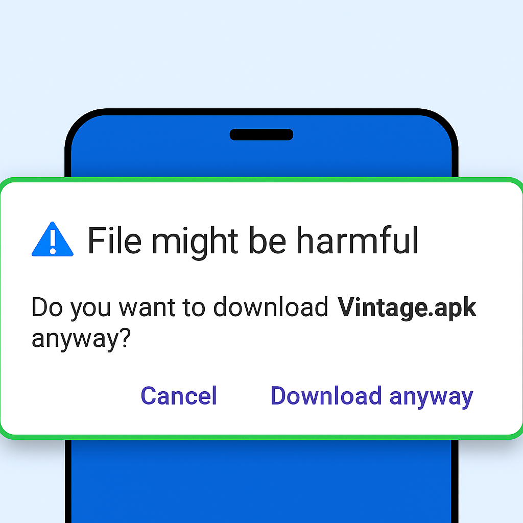 Click on Download Anyway