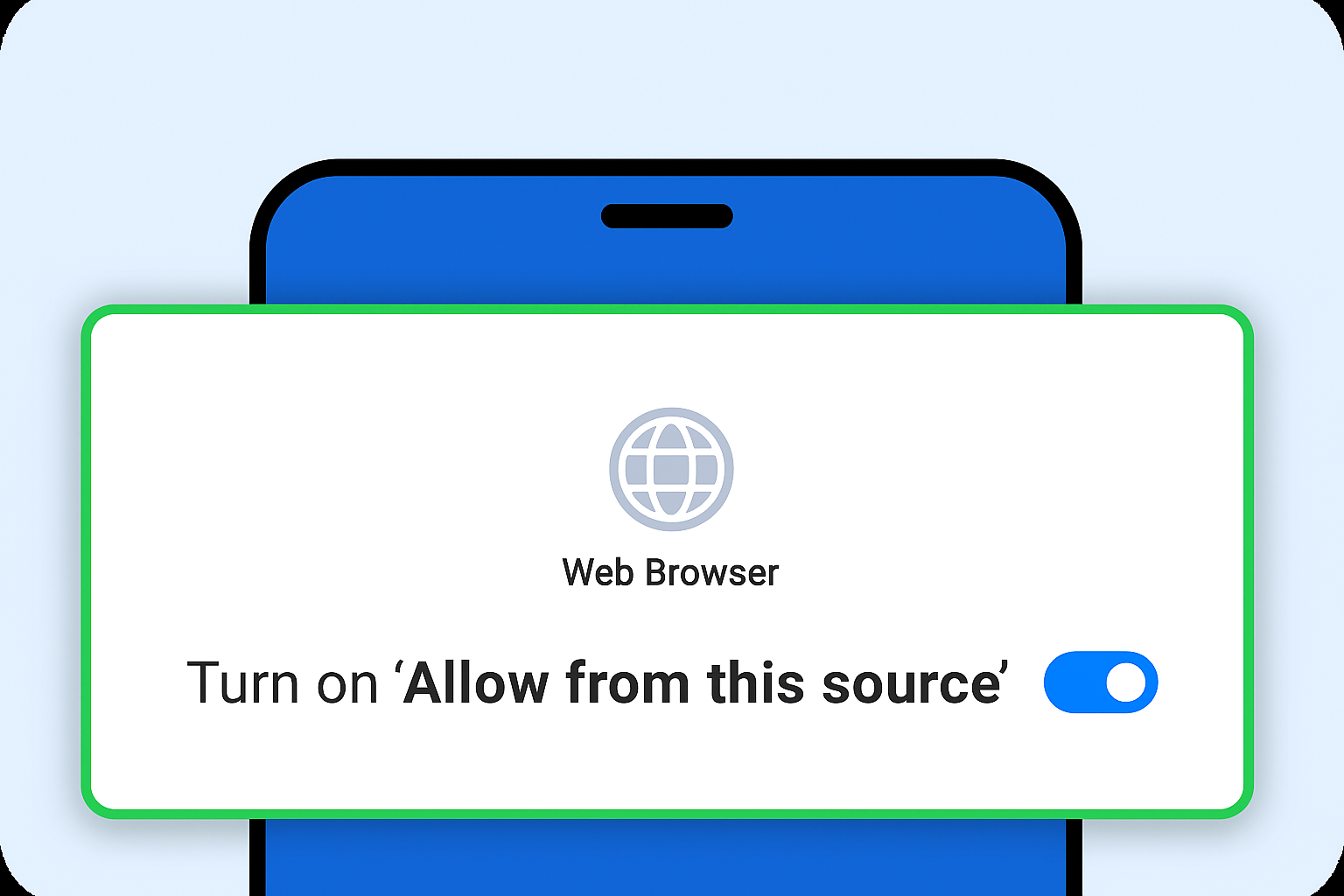 Enable Allow from this source